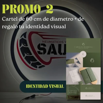 PROMO 2 - Cartel circular + Identidad Visual de REGALO